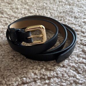 LOFT Black and Gold Belt Accessory